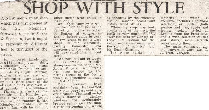 Jonathan Trumbull EDP Article EDP Newspaper Article