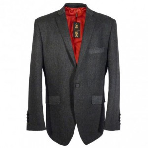 Holland Charcoal Herringbone Jacket Holland Jacket