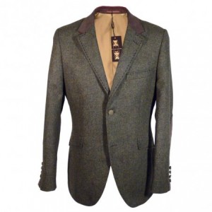 Holland Olive Green Panel Donegal Jacket Holland Jacket