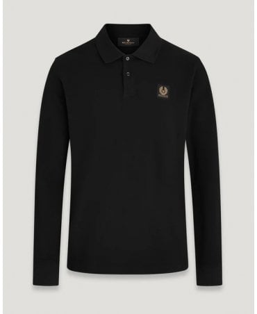 101397 BLACK L/S POLO