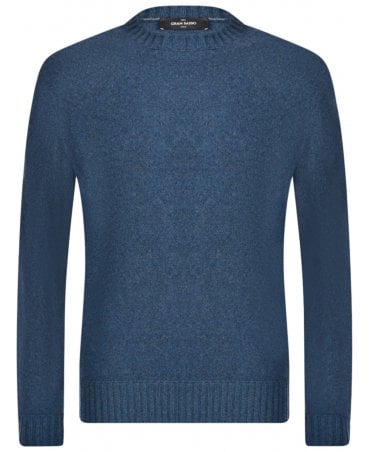 23149 BLUE MARL KNITWEAR