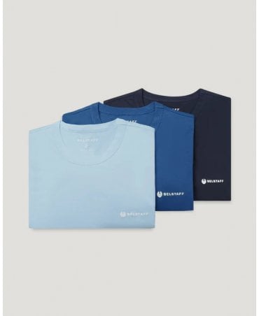 3 PACK NVY/SKY/BLU TEE