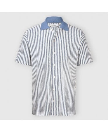 60177 STRIPED KNITTED POLO