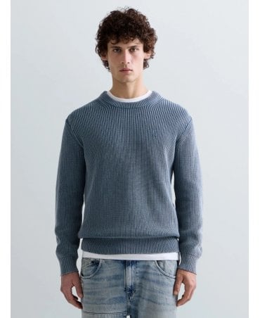 ACID WASH BLUE KNITWEAR