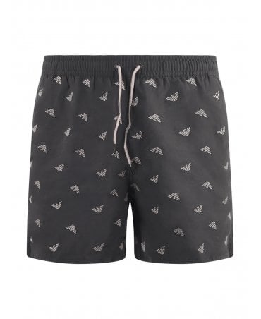 ALL OVER PRINT NAVY SWIMSHORT