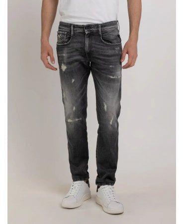 ANBASS AGED GREY JEAN