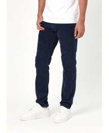 ANBASS NAVY CORD JEAN