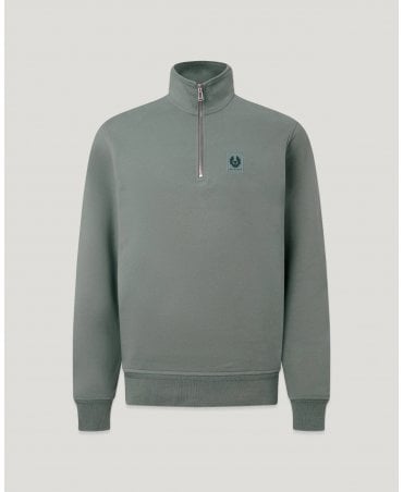 ATLANTIC GREY 1/4 ZIP SWEATSHIRT