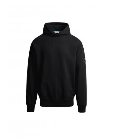 BADGE LOGO BLACK HOODIE