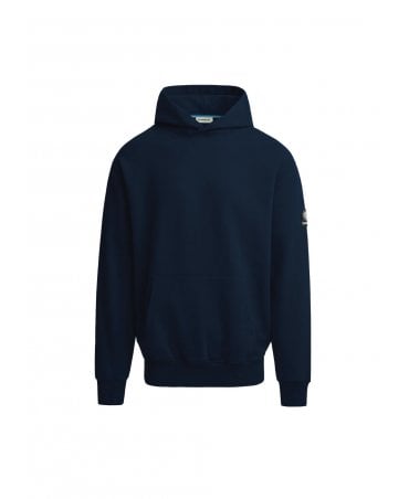 BADGE LOGO NAVY HOODIE