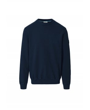 SANDBANKS BADGE LOGO NAVY SWEATSHIRT