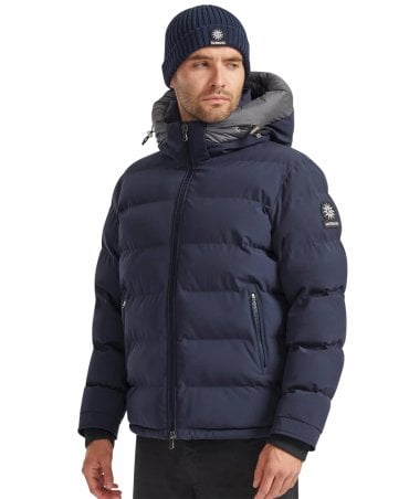 BANKS NAVY PUFFER