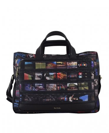 Black Film Print Folio Bag
