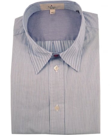 Blue JNRJ-236P-B85 Mixed Stripe Shirt