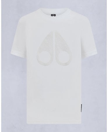 CHAMBELEE LEAF WHITE TEE