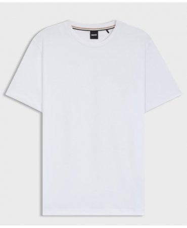 Cotton-jersey T-shirt with logo detail