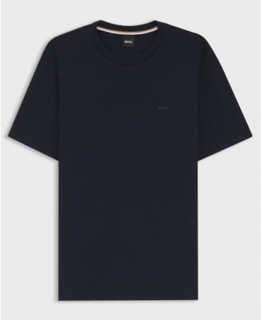 Cotton-jersey T-shirt with logo detail