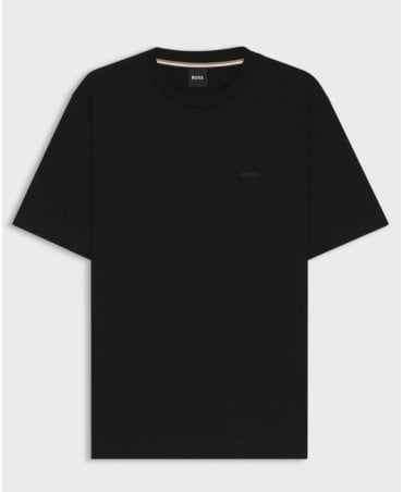 Cotton-jersey T-shirt with logo detail
