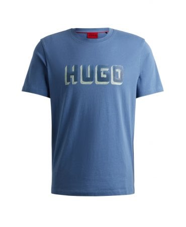 Cotton-jersey T-shirt with logo print