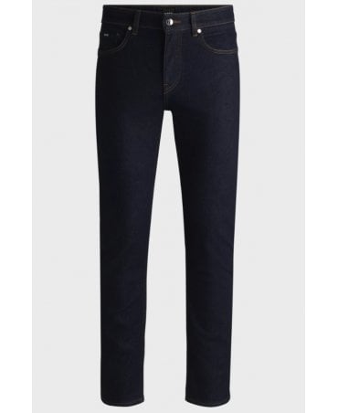 Delaware Slim-fit jeans in dark-blue comfort-stretch denim