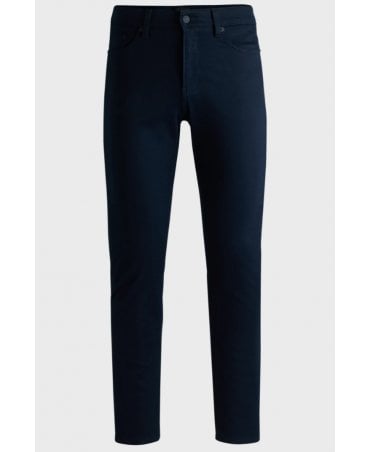 Delaware Slim-fit trousers in brushed satin