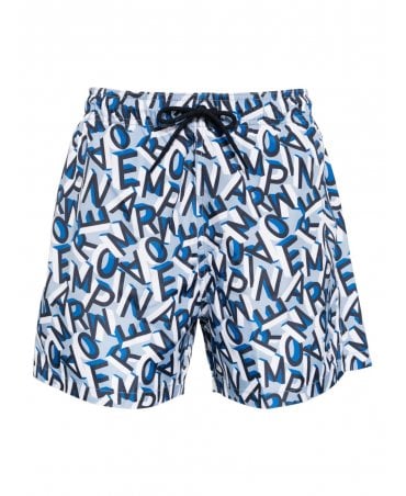 EM583 BLUE LOGO SHORT