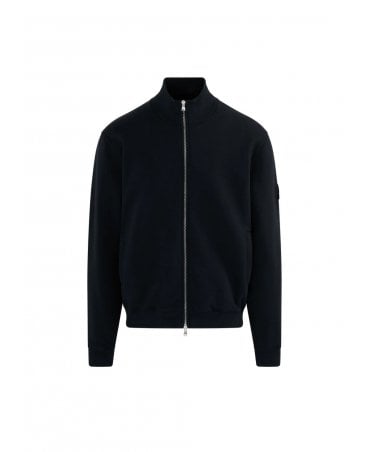FULL ZIP BLACK TRACK TOP
