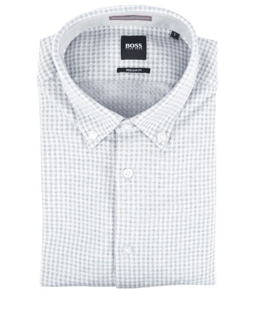 Grey Button Down Collar Shirt