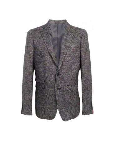 Grey Flecked Two Button Blazer GA459H