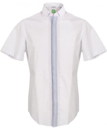 Grey Horizontal Stripe Brucio Shirt