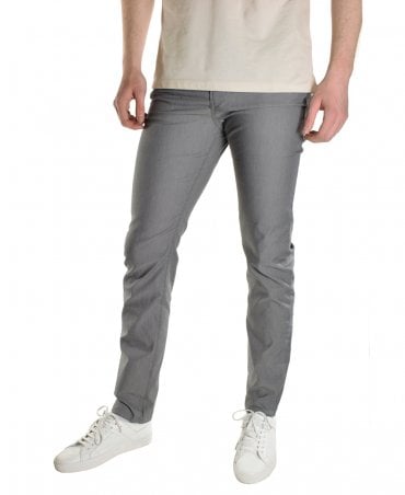 Grey Slim Fit Delaware3-1-20 Satin Denim Jean