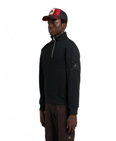 HARTSFIELD BLACK 1/4 ZIP
