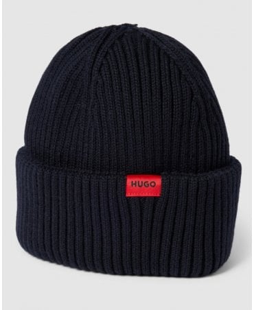 Hugo Navy Beanie