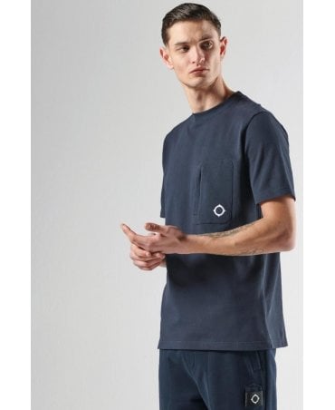 INK NAVY PIQUE TEE