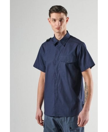 INK NAVY SS CYCLONE SHIRT