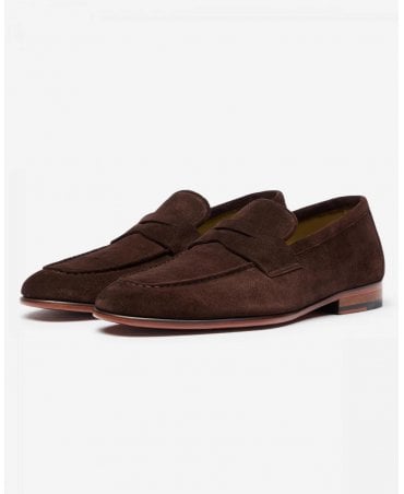 KEYWORTH BROWN SUEDE LOAFER