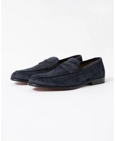 KEYWORTH NAVY SUEDE LOAFER