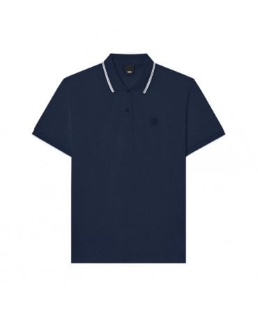 Luxury Italian Navy Polo by DUNO 