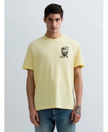 M3338 YELLOW COCKTAIL TEE