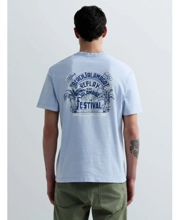 M3400 SKY BLUE JALAMAGO BEACH TEE