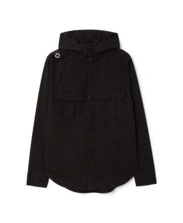 MAS1566 BLACK OVERSHIRT