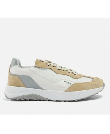 Men's White Kane Runn Suede