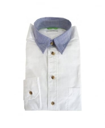 White Green Ribbon Range Shirt