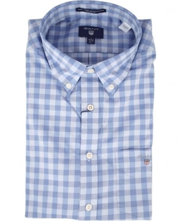 Nautical Blue Gingham Easy Care 303400 Shirt