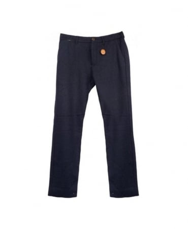 Navy 13040880011 Slim Fit Wool Trouser