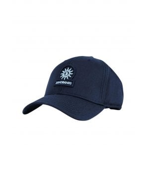 SANDBANKS NAVY BADGE LOGO CAP