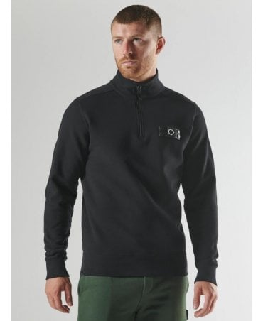 NEO BLACK 1/4 ZIP SWEATSHIRT