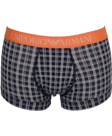 Orange Waistband Blue Boxers