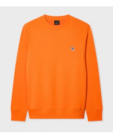 Pale Yellow Organic Cotton Zebra Logo Sweatshirt