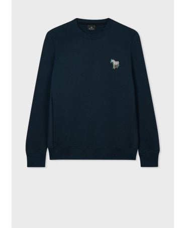 Paul Smith navy sweatshirt with zebra logo 